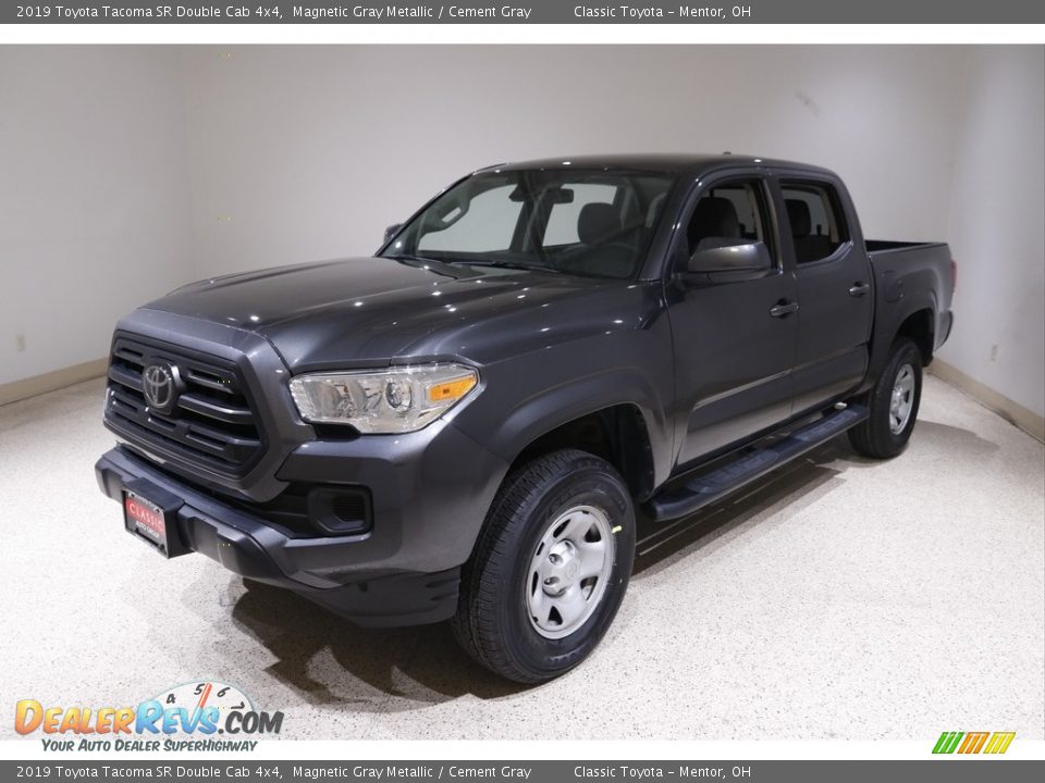 2019 Toyota Tacoma SR Double Cab 4x4 Magnetic Gray Metallic / Cement Gray Photo #3