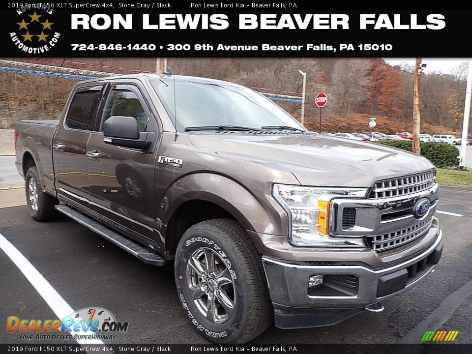 2019 Ford F150 XLT SuperCrew 4x4 Stone Gray / Black Photo #1