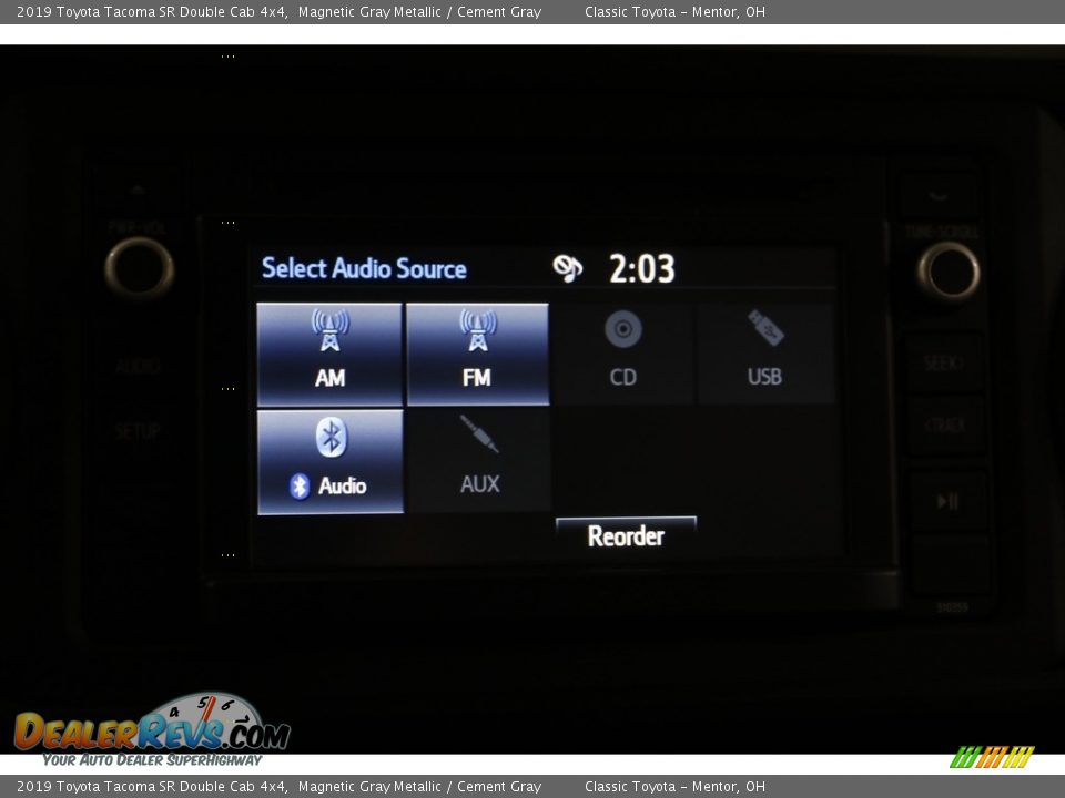 2019 Toyota Tacoma SR Double Cab 4x4 Magnetic Gray Metallic / Cement Gray Photo #10