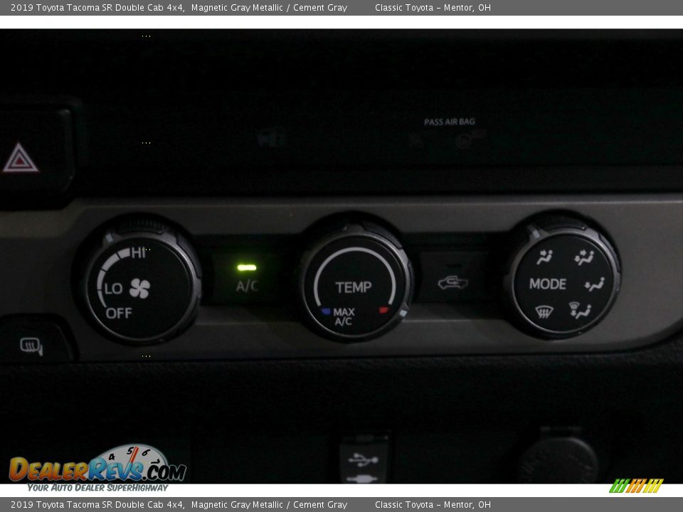 2019 Toyota Tacoma SR Double Cab 4x4 Magnetic Gray Metallic / Cement Gray Photo #12