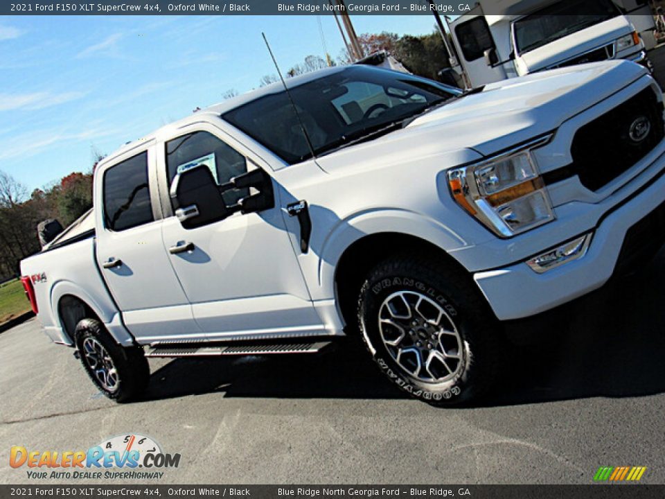 2021 Ford F150 XLT SuperCrew 4x4 Oxford White / Black Photo #28