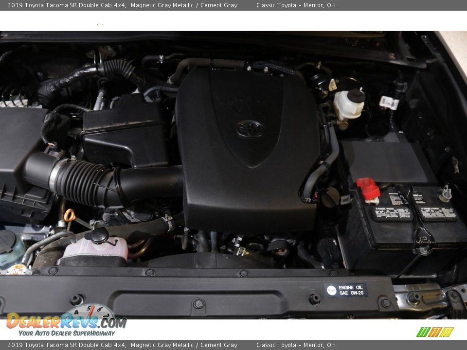 2019 Toyota Tacoma SR Double Cab 4x4 Magnetic Gray Metallic / Cement Gray Photo #18