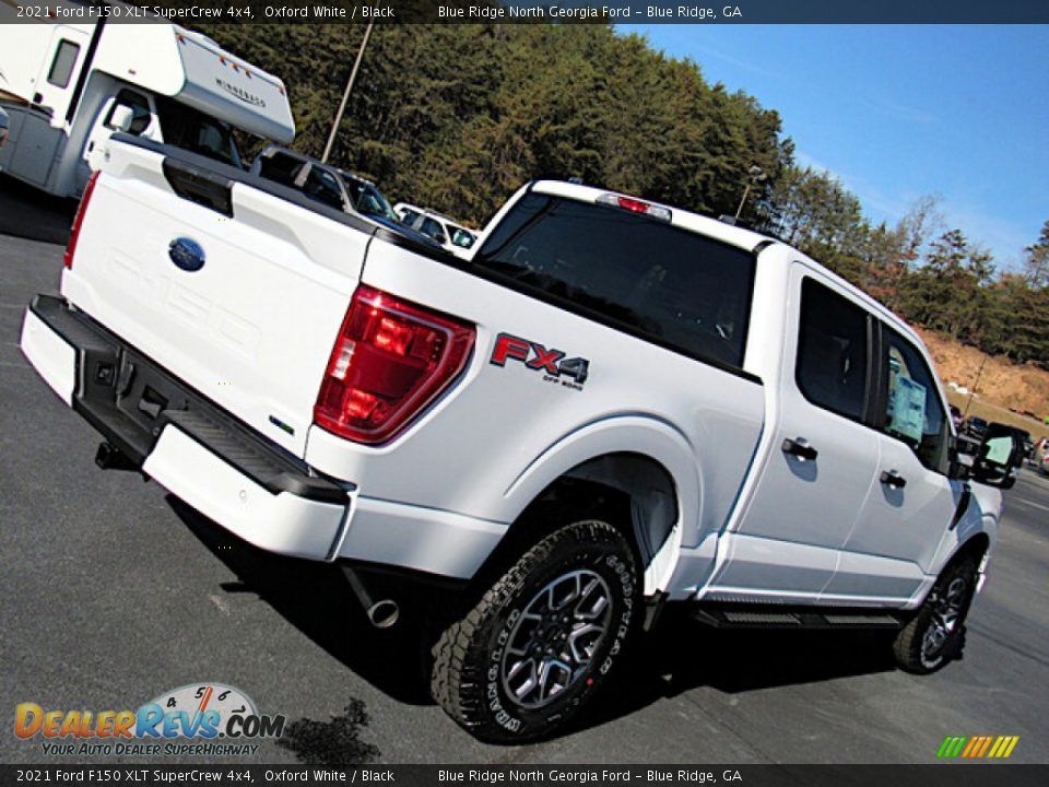 2021 Ford F150 XLT SuperCrew 4x4 Oxford White / Black Photo #29