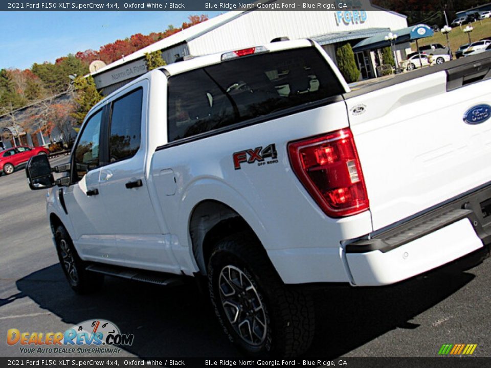 2021 Ford F150 XLT SuperCrew 4x4 Oxford White / Black Photo #30