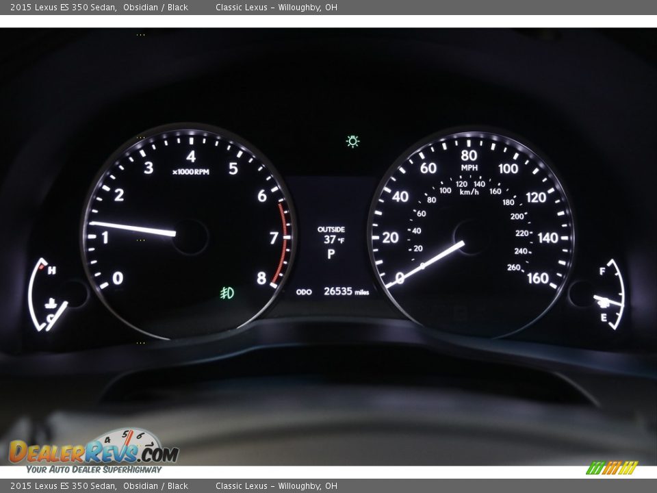 2015 Lexus ES 350 Sedan Gauges Photo #8