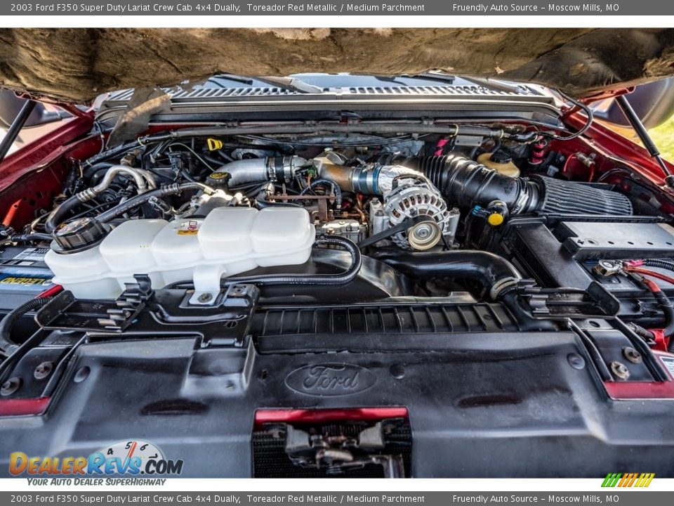 2003 Ford F350 Super Duty Lariat Crew Cab 4x4 Dually 7.3 Liter OHV 16V Power Stroke Turbo Diesel V8 Engine Photo #17