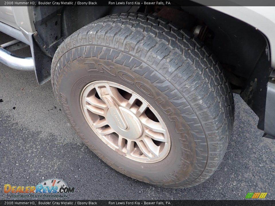 2008 Hummer H3 Boulder Gray Metallic / Ebony Black Photo #5