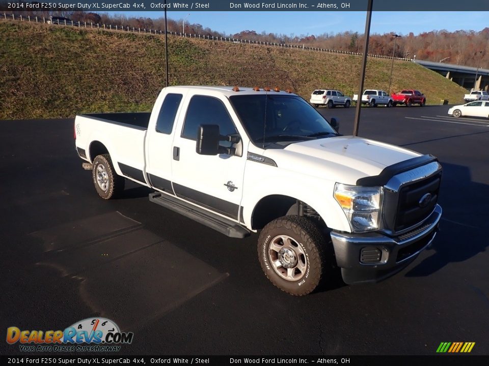 2014 Ford F250 Super Duty XL SuperCab 4x4 Oxford White / Steel Photo #3