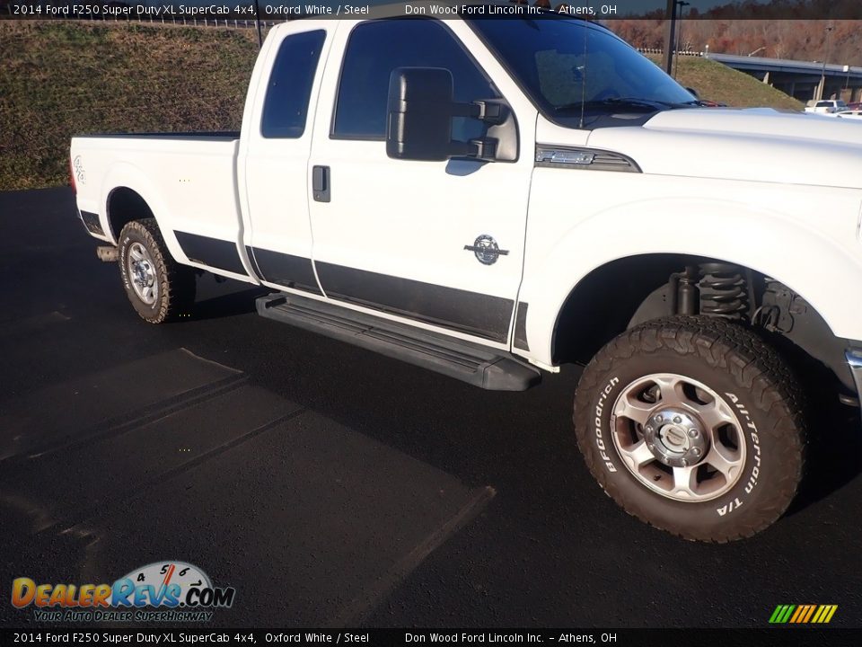 2014 Ford F250 Super Duty XL SuperCab 4x4 Oxford White / Steel Photo #4