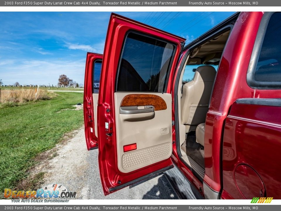 Door Panel of 2003 Ford F350 Super Duty Lariat Crew Cab 4x4 Dually Photo #22