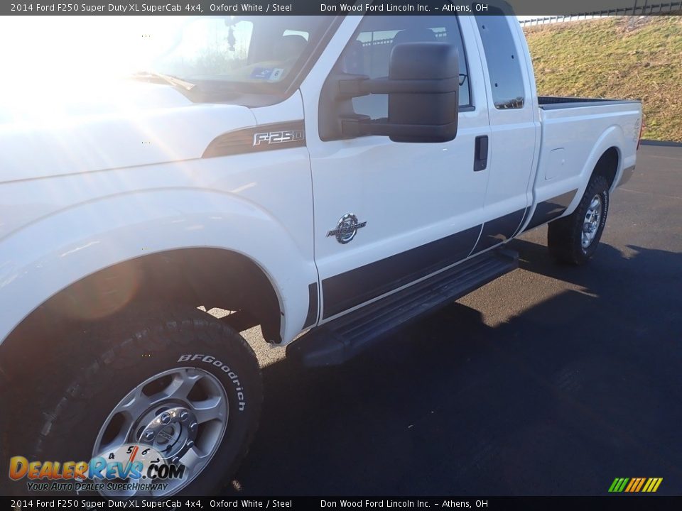 2014 Ford F250 Super Duty XL SuperCab 4x4 Oxford White / Steel Photo #10