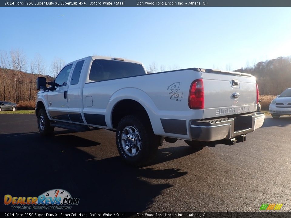 2014 Ford F250 Super Duty XL SuperCab 4x4 Oxford White / Steel Photo #11