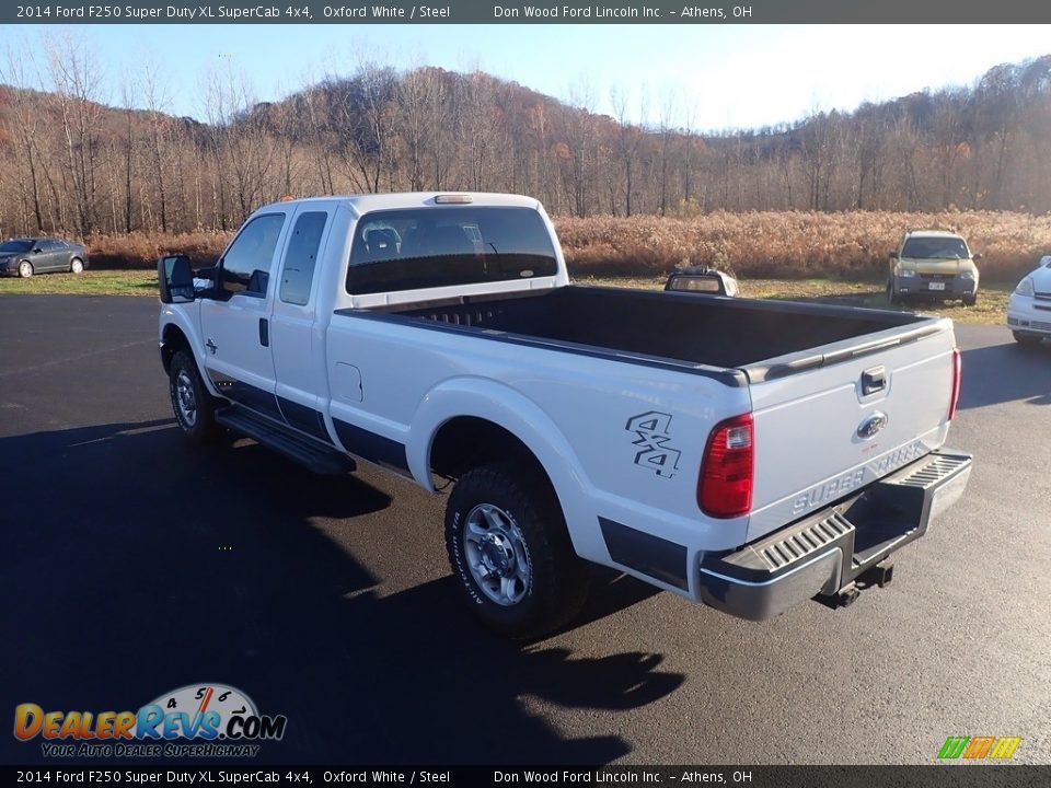 2014 Ford F250 Super Duty XL SuperCab 4x4 Oxford White / Steel Photo #12