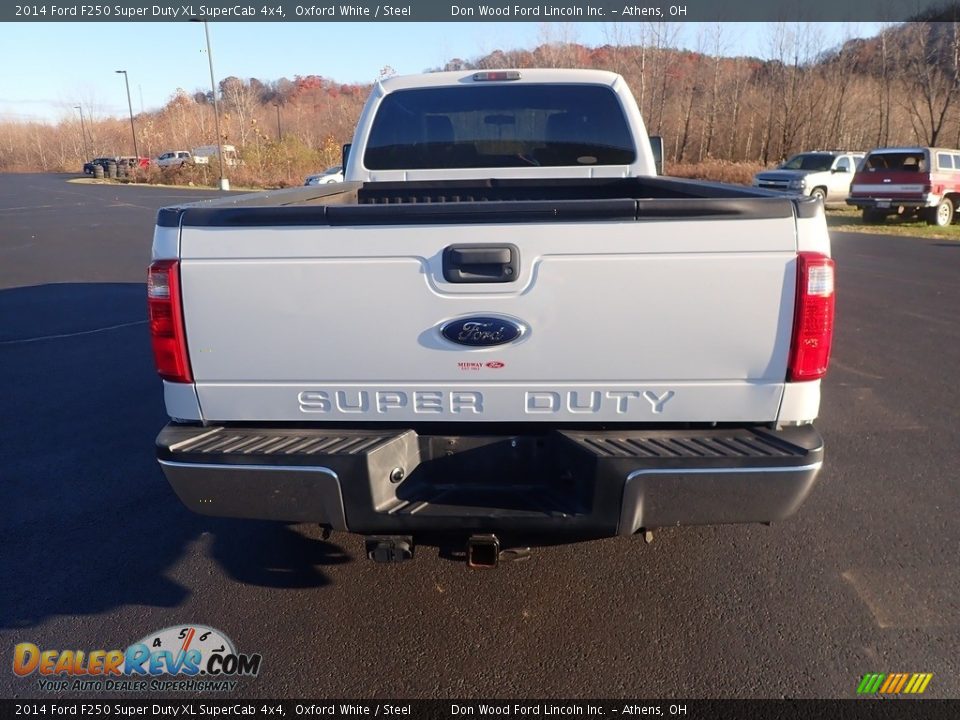 2014 Ford F250 Super Duty XL SuperCab 4x4 Oxford White / Steel Photo #13