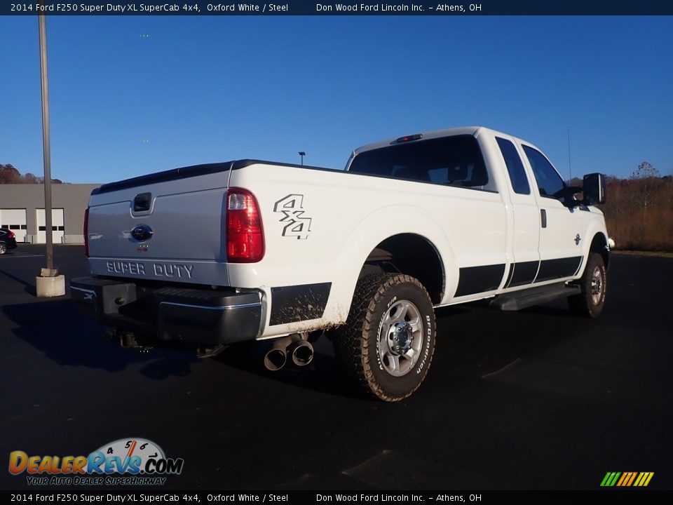 2014 Ford F250 Super Duty XL SuperCab 4x4 Oxford White / Steel Photo #15