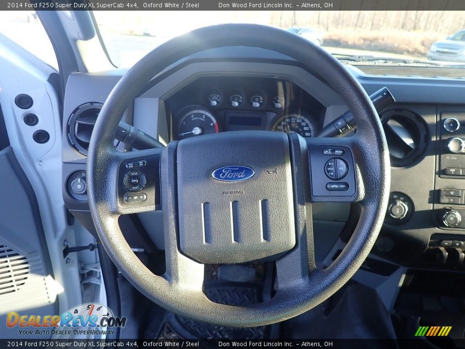 2014 Ford F250 Super Duty XL SuperCab 4x4 Oxford White / Steel Photo #24