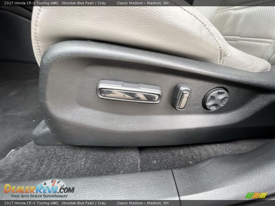 2017 Honda CR-V Touring AWD Obsidian Blue Pearl / Gray Photo #18
