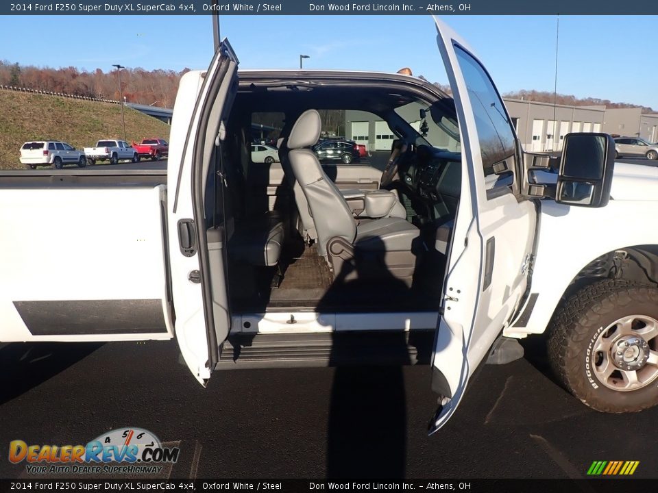 2014 Ford F250 Super Duty XL SuperCab 4x4 Oxford White / Steel Photo #34