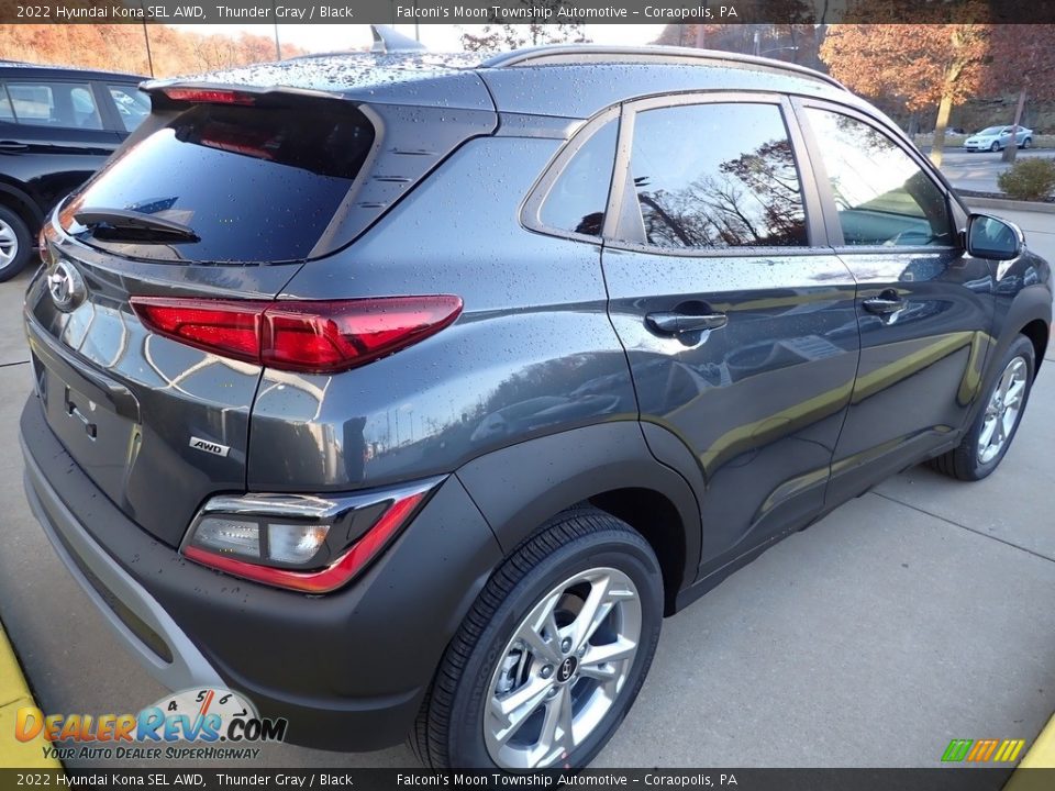 2022 Hyundai Kona SEL AWD Thunder Gray / Black Photo #2