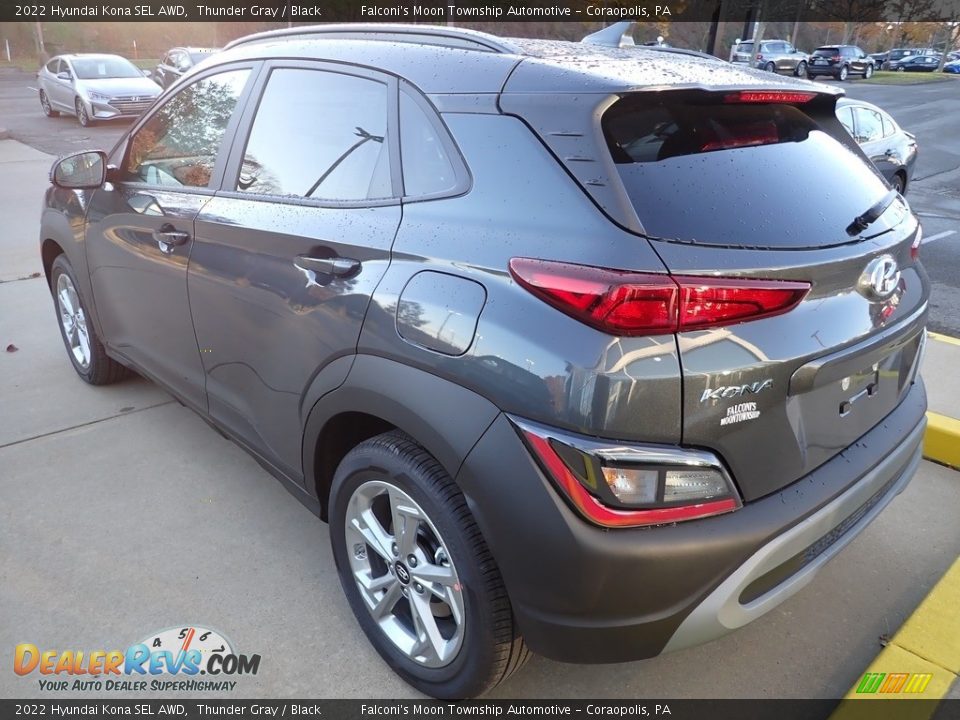 2022 Hyundai Kona SEL AWD Thunder Gray / Black Photo #3