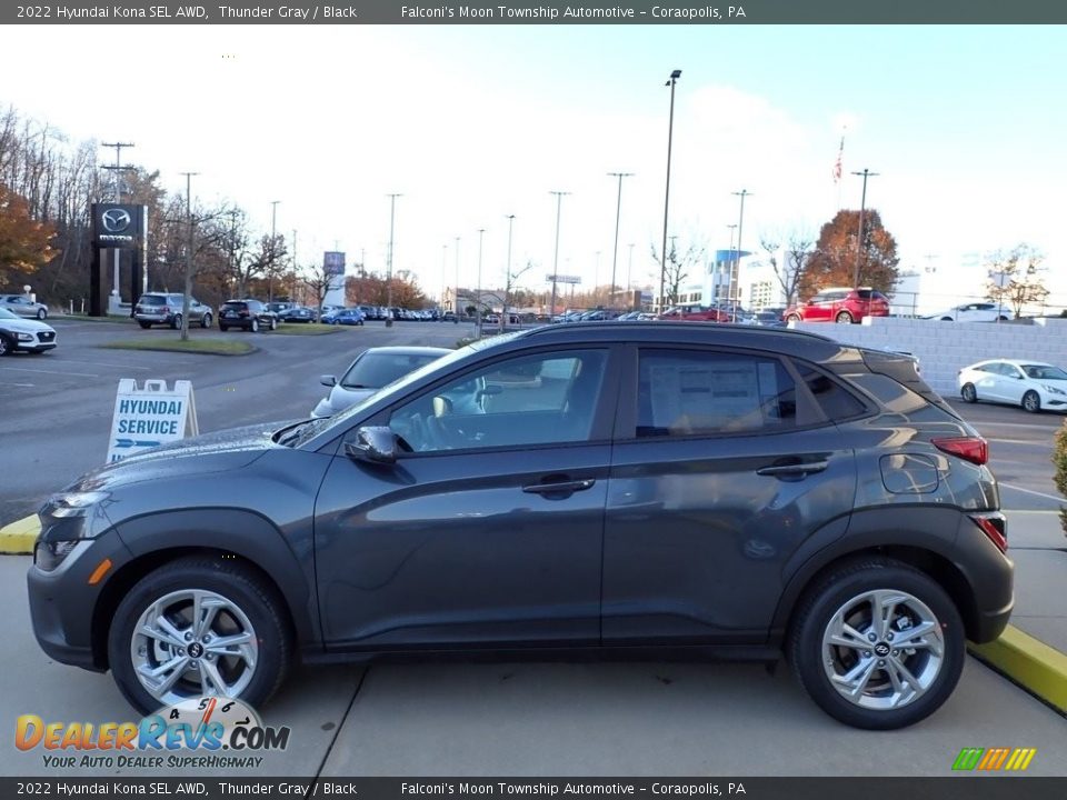 2022 Hyundai Kona SEL AWD Thunder Gray / Black Photo #4