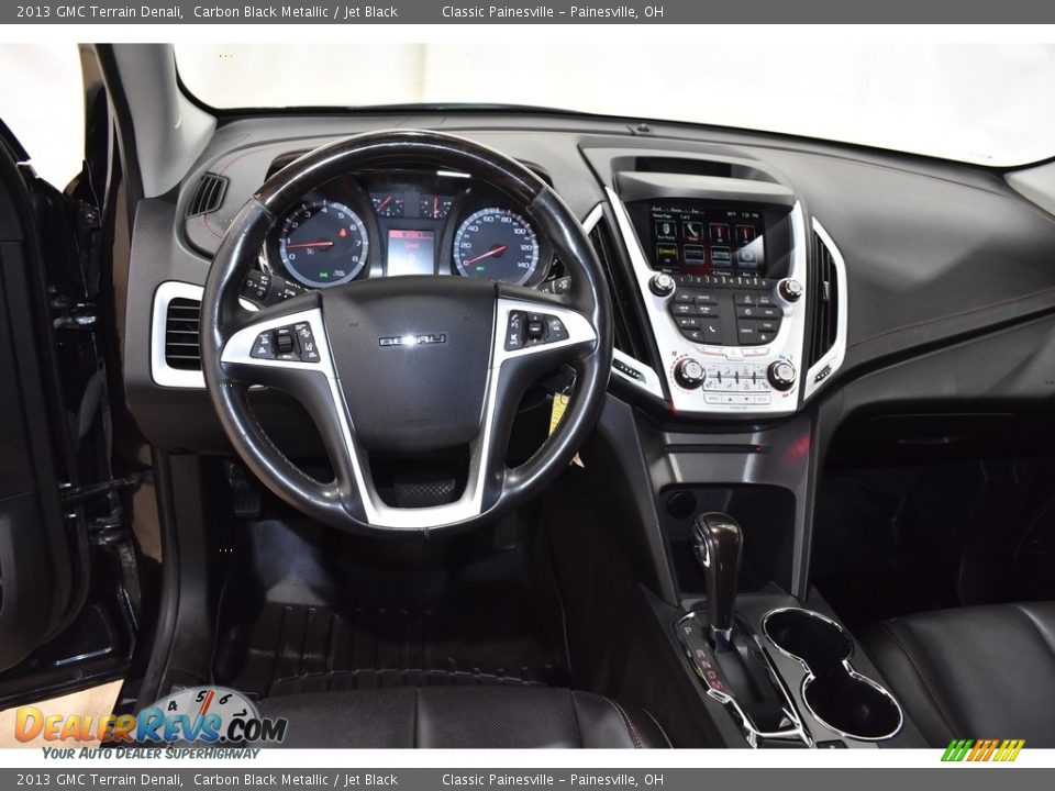 2013 GMC Terrain Denali Carbon Black Metallic / Jet Black Photo #13