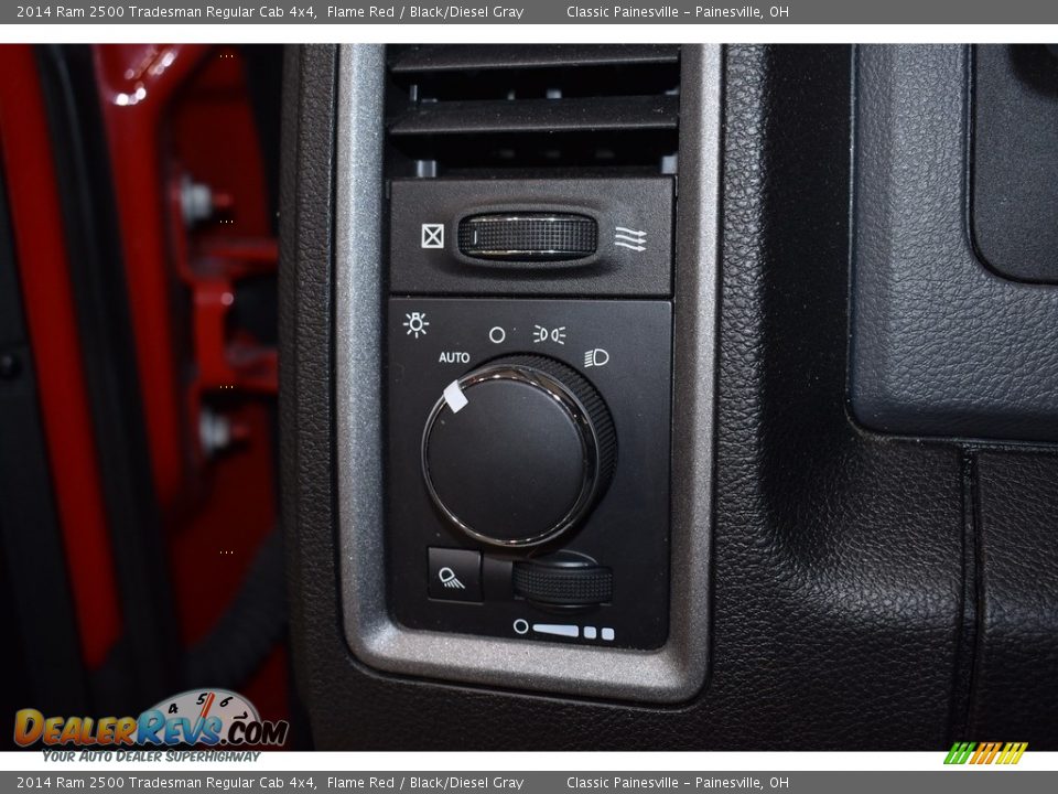 2014 Ram 2500 Tradesman Regular Cab 4x4 Flame Red / Black/Diesel Gray Photo #10