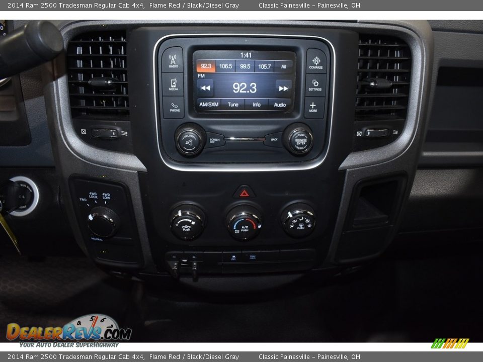 2014 Ram 2500 Tradesman Regular Cab 4x4 Flame Red / Black/Diesel Gray Photo #12