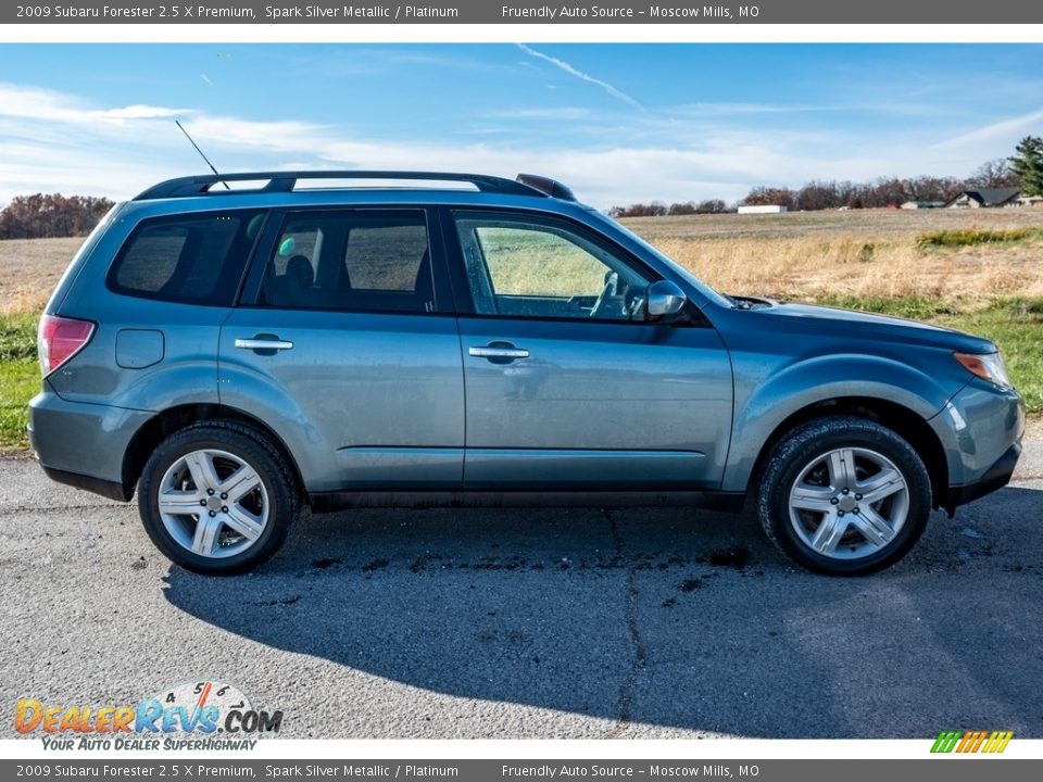 2009 Subaru Forester 2.5 X Premium Spark Silver Metallic / Platinum Photo #3