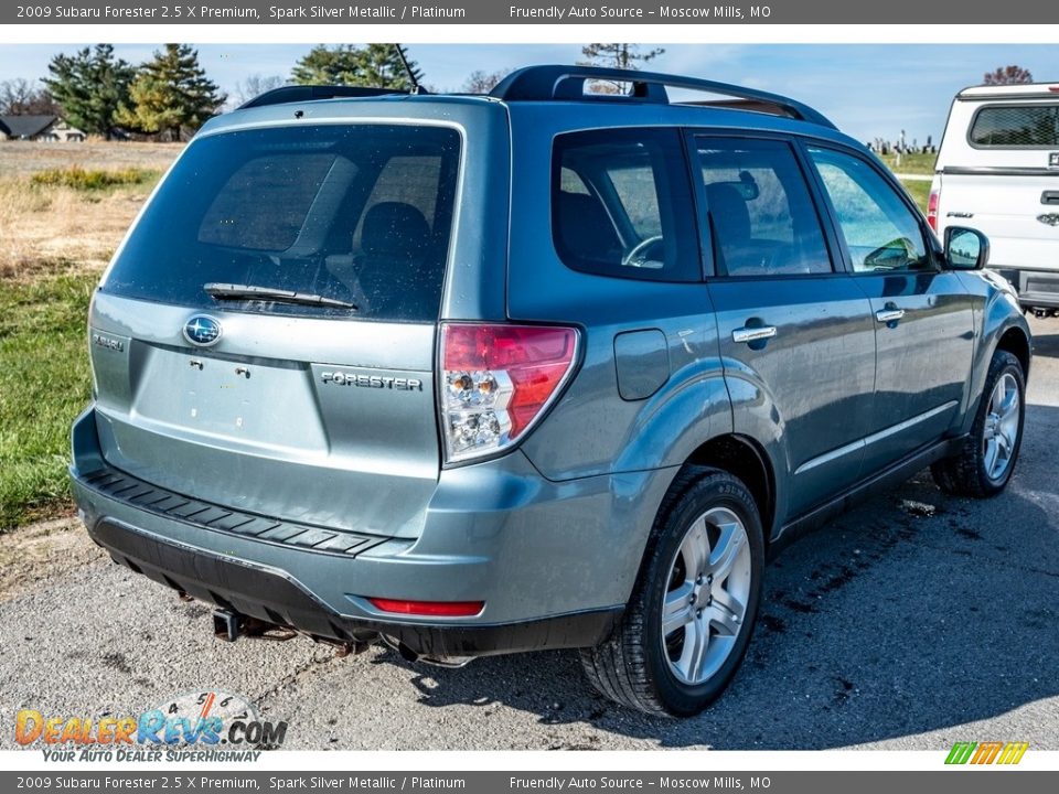 2009 Subaru Forester 2.5 X Premium Spark Silver Metallic / Platinum Photo #4