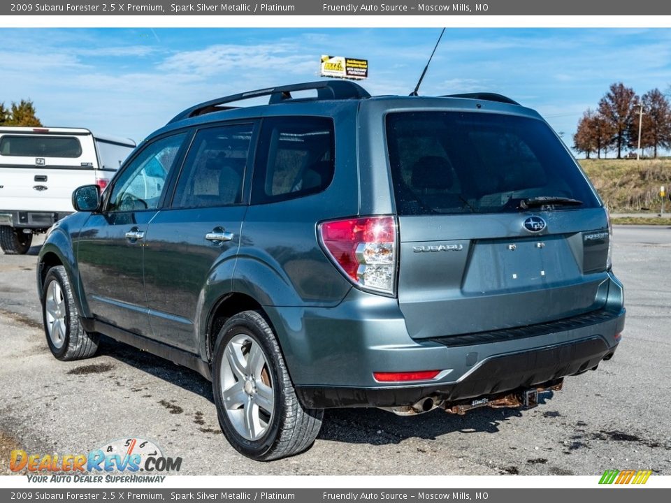 2009 Subaru Forester 2.5 X Premium Spark Silver Metallic / Platinum Photo #6