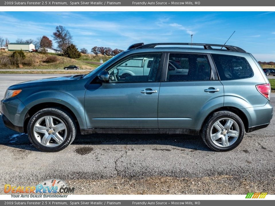 2009 Subaru Forester 2.5 X Premium Spark Silver Metallic / Platinum Photo #7