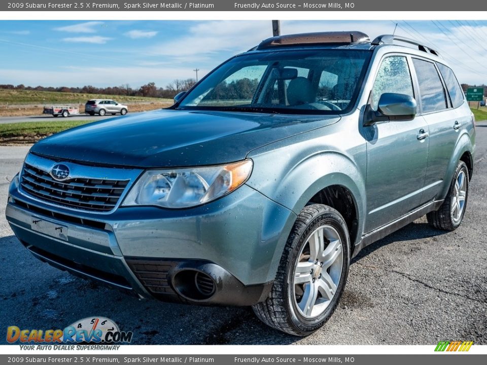 2009 Subaru Forester 2.5 X Premium Spark Silver Metallic / Platinum Photo #8