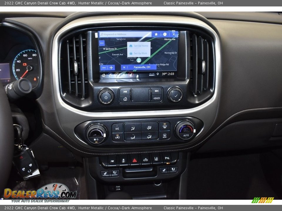 2022 GMC Canyon Denali Crew Cab 4WD Hunter Metallic / Cocoa/­Dark Atmosphere Photo #12