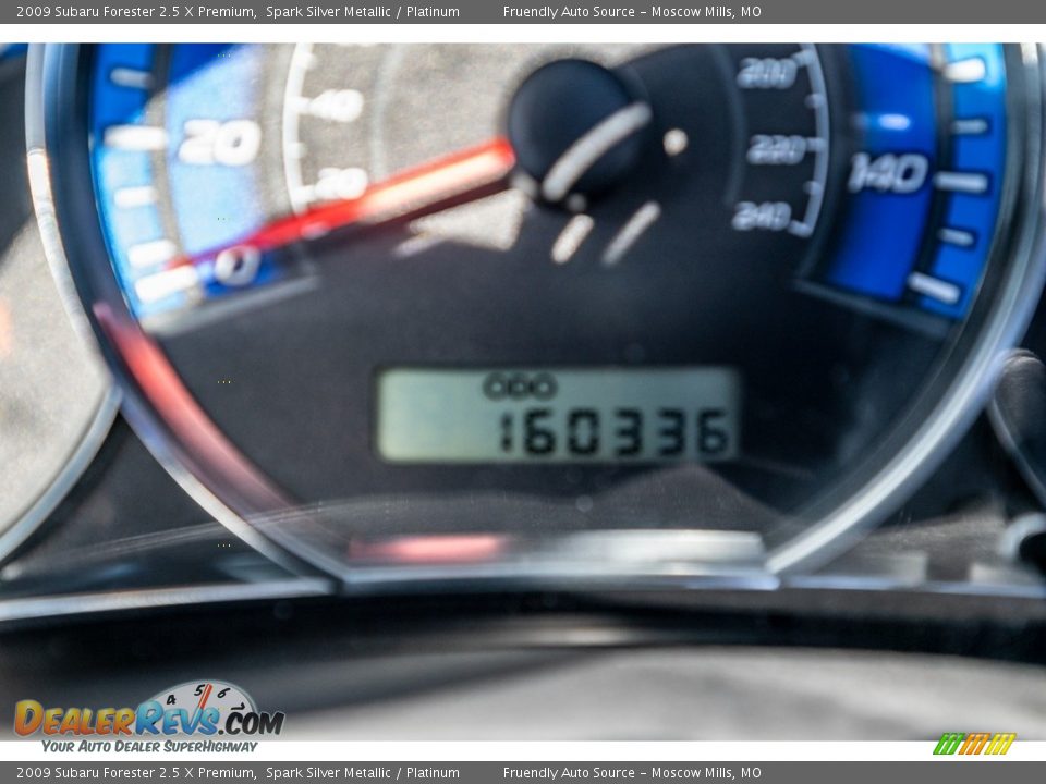 2009 Subaru Forester 2.5 X Premium Spark Silver Metallic / Platinum Photo #36