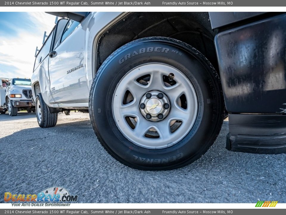 2014 Chevrolet Silverado 1500 WT Regular Cab Summit White / Jet Black/Dark Ash Photo #2