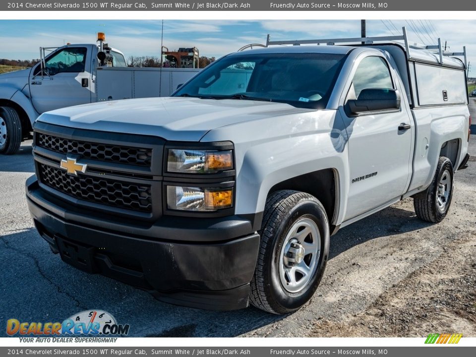 2014 Chevrolet Silverado 1500 WT Regular Cab Summit White / Jet Black/Dark Ash Photo #8