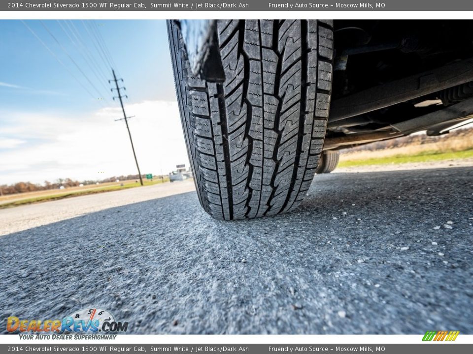 2014 Chevrolet Silverado 1500 WT Regular Cab Summit White / Jet Black/Dark Ash Photo #11