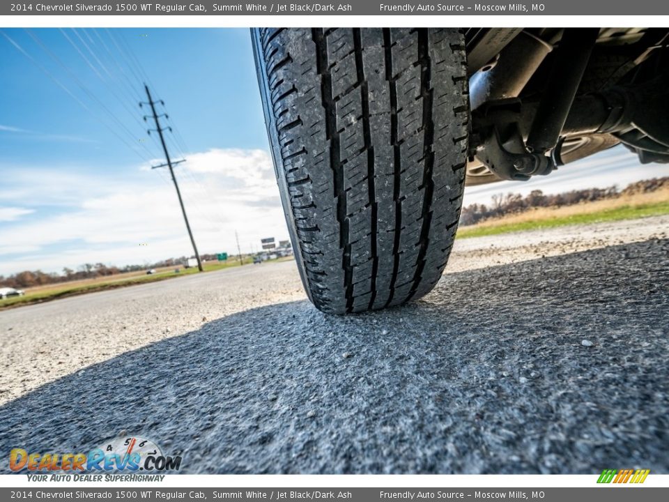 2014 Chevrolet Silverado 1500 WT Regular Cab Summit White / Jet Black/Dark Ash Photo #12