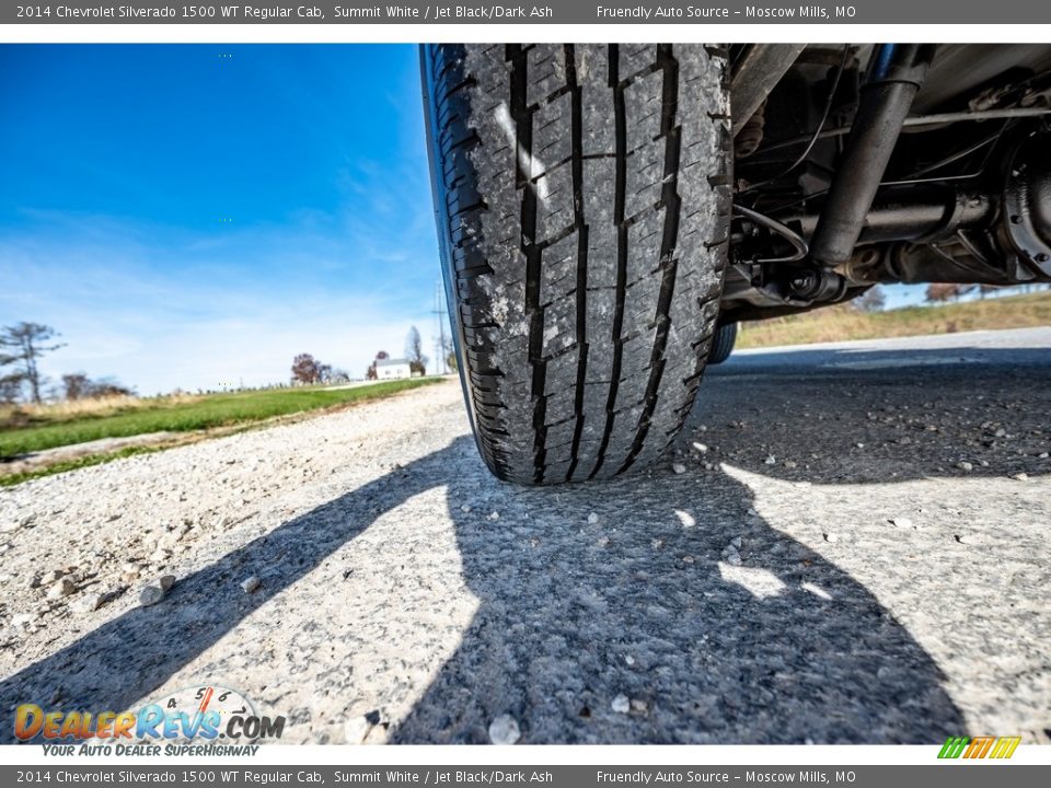 2014 Chevrolet Silverado 1500 WT Regular Cab Summit White / Jet Black/Dark Ash Photo #13