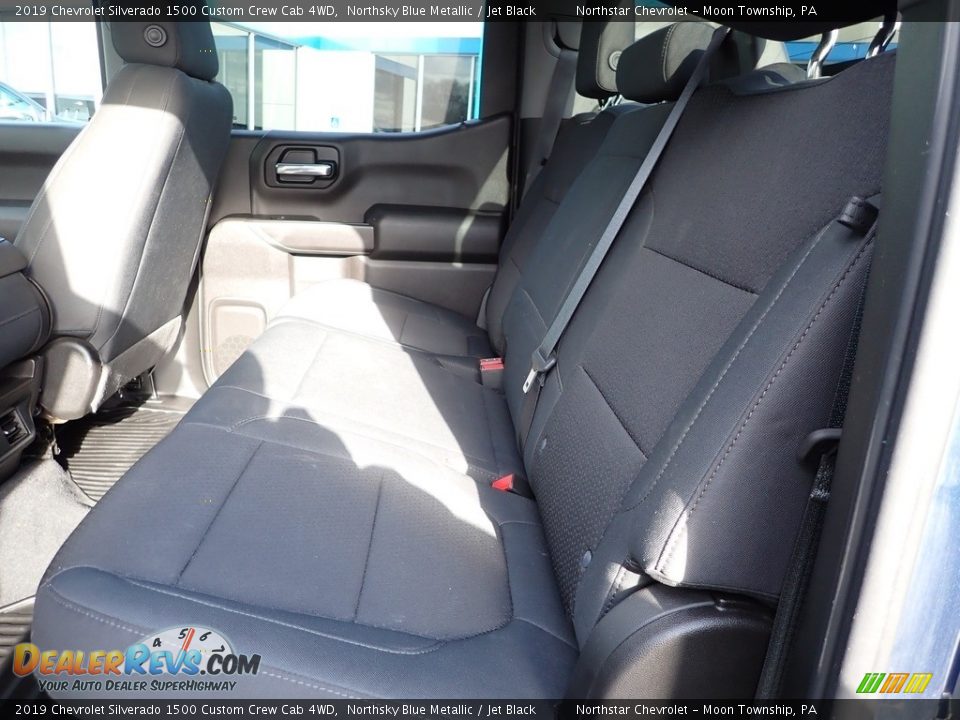 2019 Chevrolet Silverado 1500 Custom Crew Cab 4WD Northsky Blue Metallic / Jet Black Photo #20