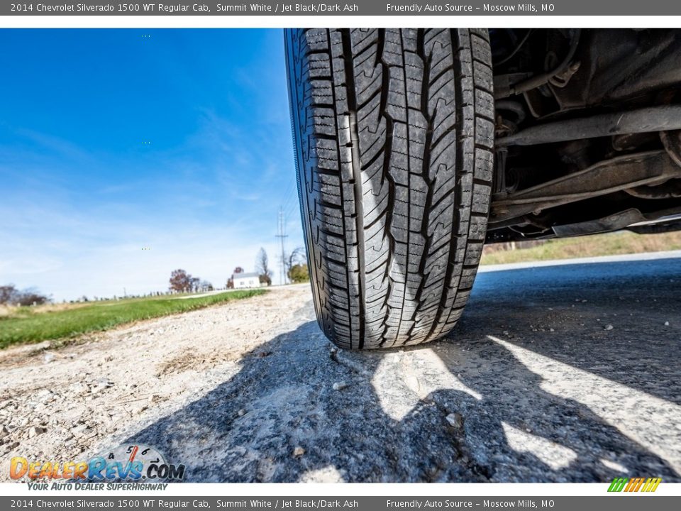 2014 Chevrolet Silverado 1500 WT Regular Cab Summit White / Jet Black/Dark Ash Photo #14