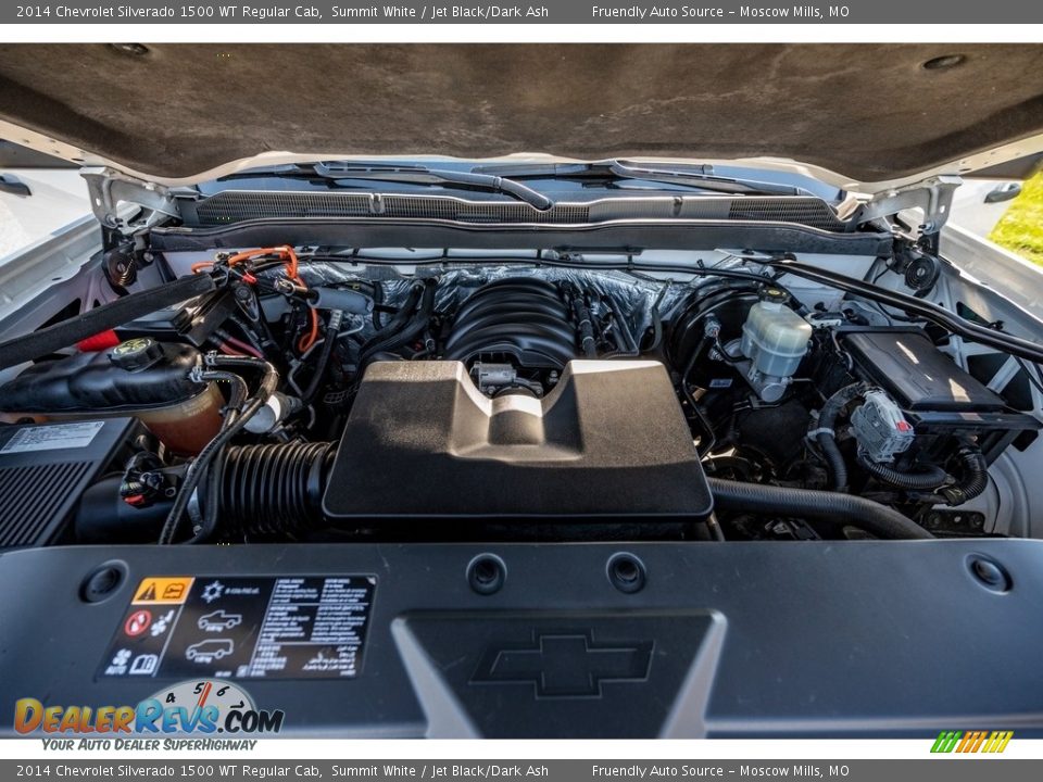2014 Chevrolet Silverado 1500 WT Regular Cab Summit White / Jet Black/Dark Ash Photo #15