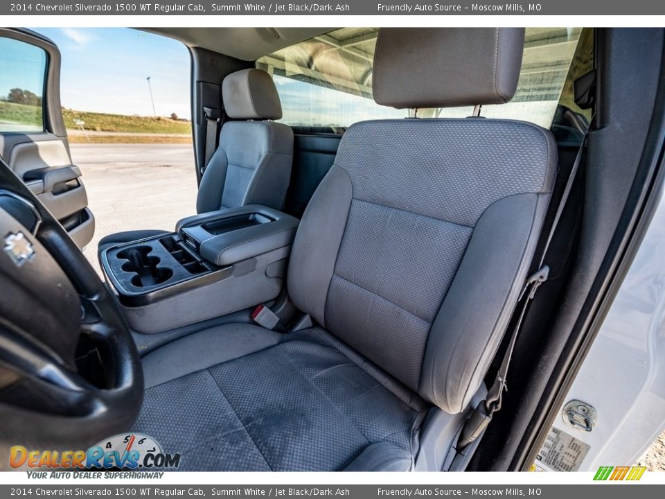 2014 Chevrolet Silverado 1500 WT Regular Cab Summit White / Jet Black/Dark Ash Photo #16