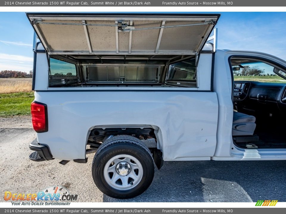 2014 Chevrolet Silverado 1500 WT Regular Cab Summit White / Jet Black/Dark Ash Photo #22