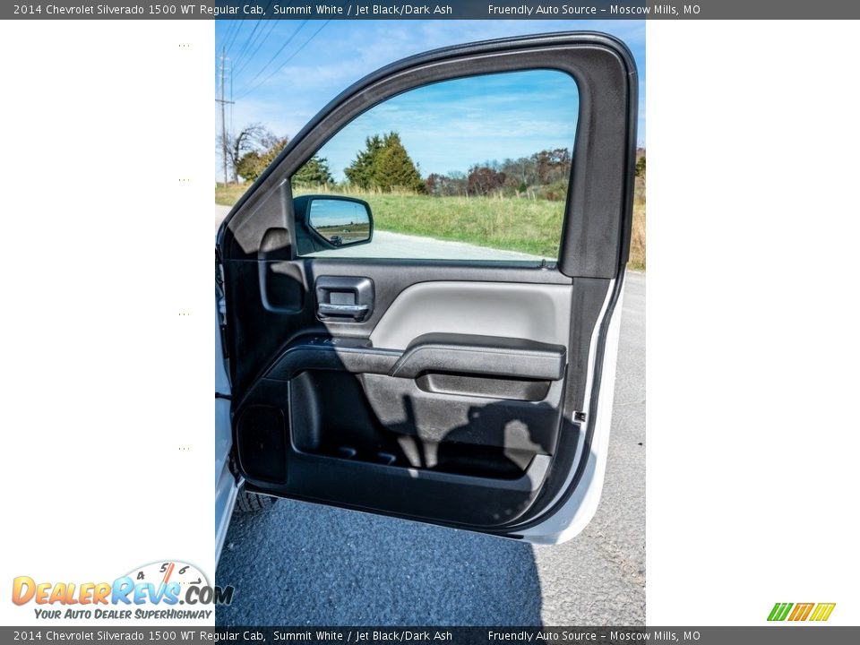 2014 Chevrolet Silverado 1500 WT Regular Cab Summit White / Jet Black/Dark Ash Photo #23