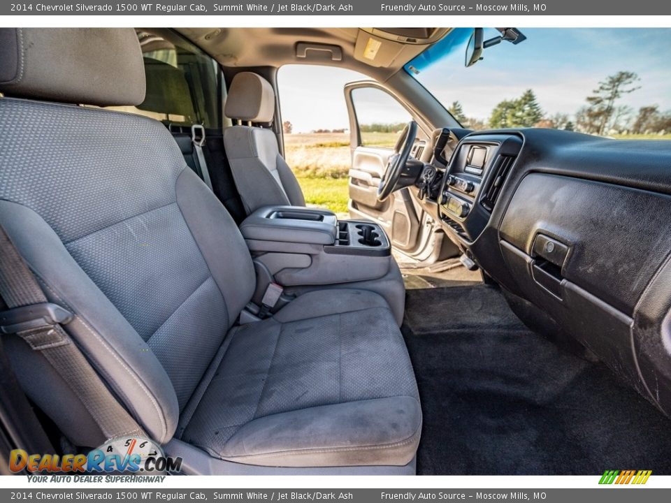 2014 Chevrolet Silverado 1500 WT Regular Cab Summit White / Jet Black/Dark Ash Photo #25