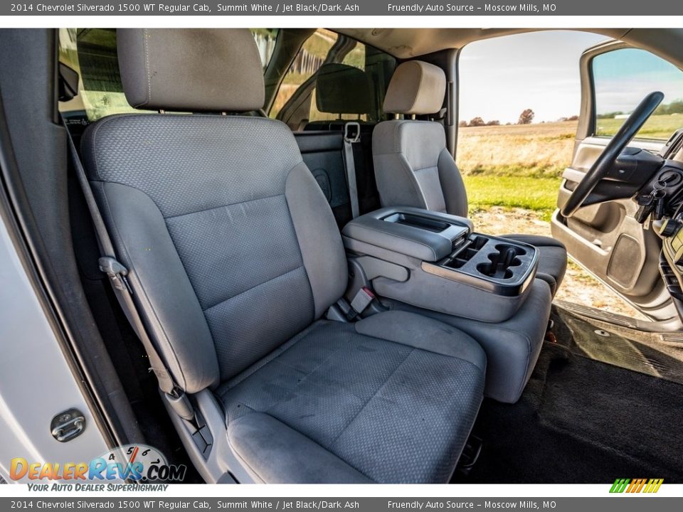 2014 Chevrolet Silverado 1500 WT Regular Cab Summit White / Jet Black/Dark Ash Photo #26