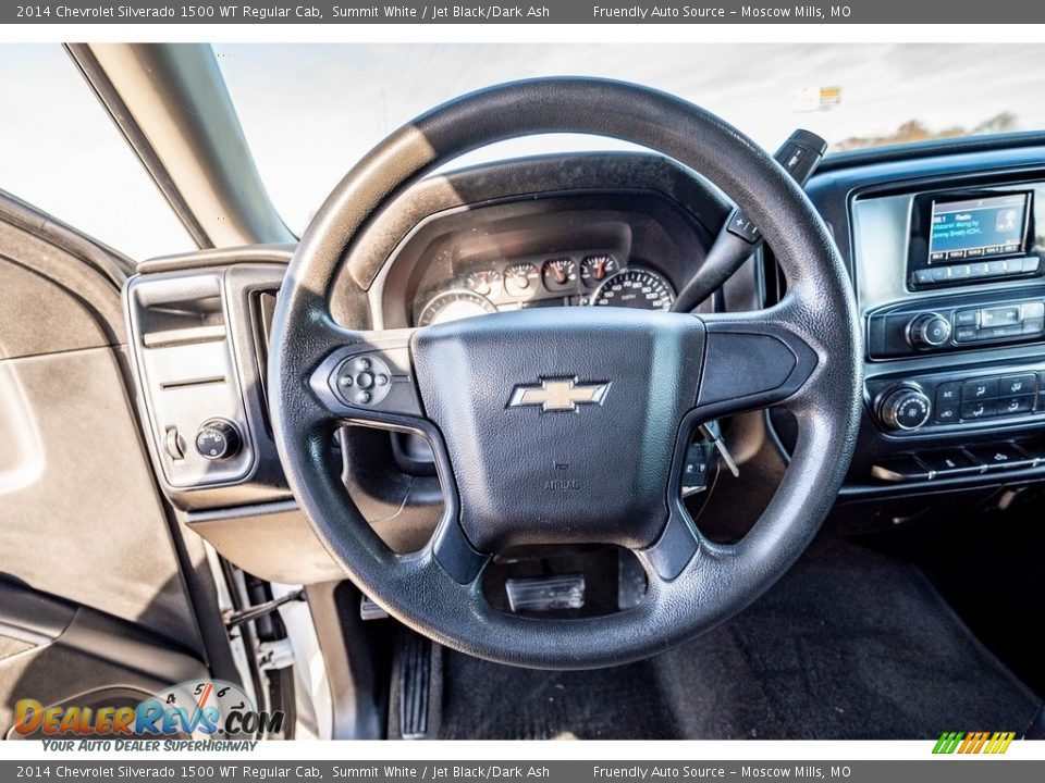 2014 Chevrolet Silverado 1500 WT Regular Cab Summit White / Jet Black/Dark Ash Photo #29