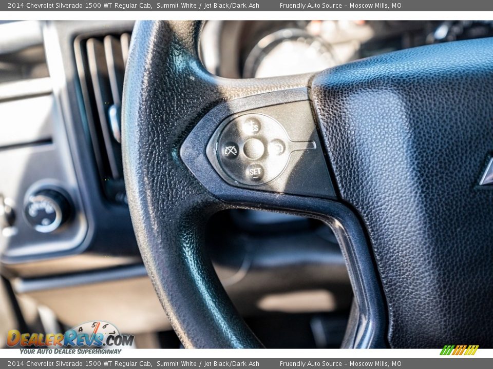 2014 Chevrolet Silverado 1500 WT Regular Cab Summit White / Jet Black/Dark Ash Photo #30